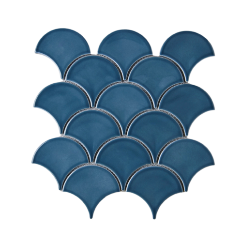 FIKA MALLA FISHSCALE FAN BLUE 25.9x27.3 cm