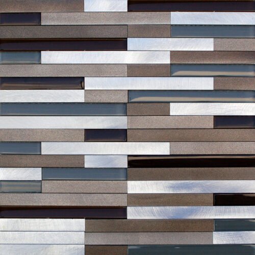 MISIONES MALLA AUTOADHESIVA ALUMINIO LUND STRIPS BGE 30X30 cm