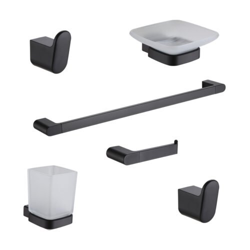 JUEGO ACC PEIRANO LINEA 16000 SORIA BLACK 6PZ (16006BL)