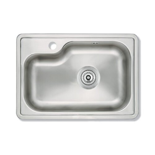 PILETA A.INOX. 1B 801-E (54x36x18) MATE