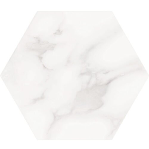 LISTEL MISIONES HEXAGONAL 17 CALACATA (1M2)