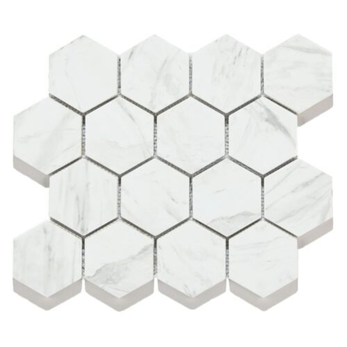 MISIONES MALLA HEXAGONAL ARISTON WHITE 26x30 cm