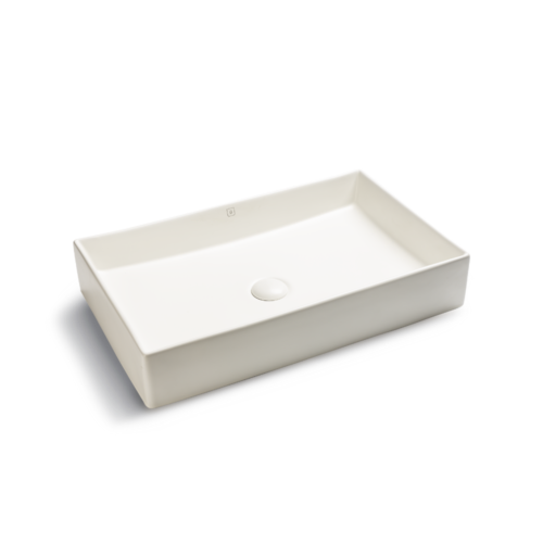 BACHA APOY. SELAH RECT Q WHITE MATE 600x370x110
