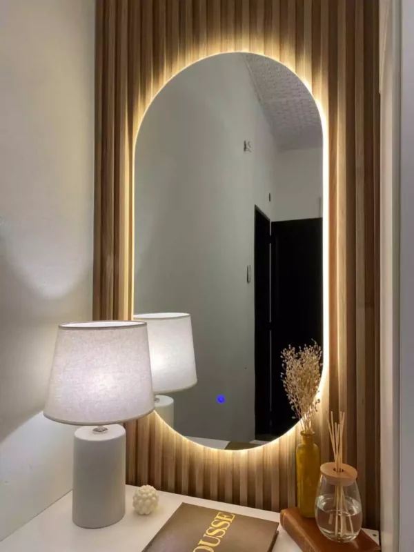 ESPEJO TOUCH LED FRIA OVALADO 50X100cm - Imagen 2