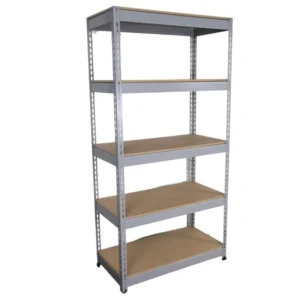 ESTANTERIA METALICA DESARMADA 5 ESTANTES GRIS (330.7890)