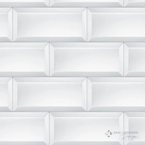 CERAMICA BISOTE BLANCO BRILL BIS 7.7x15.4 (0.93m2)