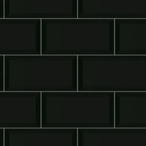 CERAMICA BISOTE NEGRO BRILL BIS 7.7x15.4 (0.93m2)
