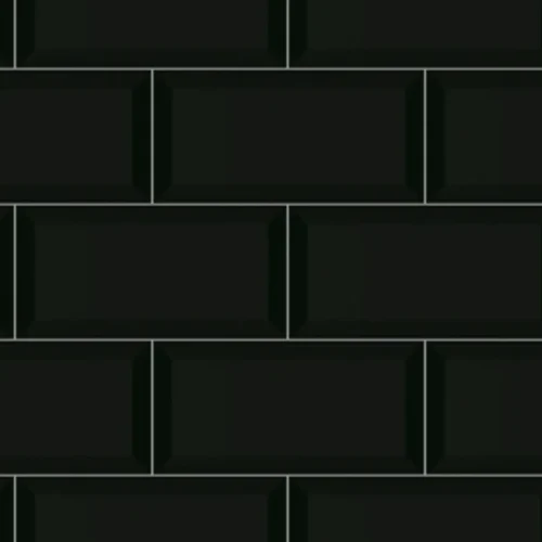 CERAMICA BISOTE NEGRO BRILL BIS 7.7x15.4 (0.93m2)