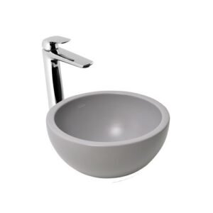 BACHA APOY. FERRUM PERSIS CHICA GRIS SATINADO