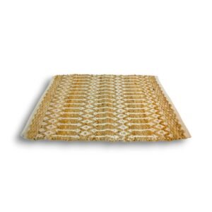 ALFOMBRA YUTE Y ALGODON C/ROMBO 60X90CM