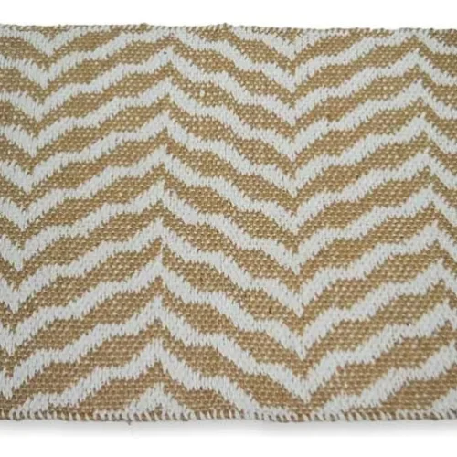 ALFOMBRA YUTE Y ALGODON REVERSIBLE 50x80CM