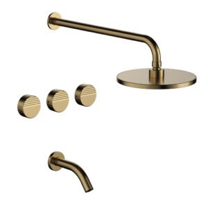 GRIF FV GRIP BRUSHED BRASS DUCHA C/TRANSFERENCIA (0103/L8-BB)