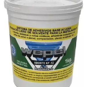 ADHESIVO WEPEL BASE ACUOSA KP-52 x 1 Kg