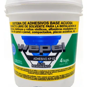 ADHESIVO WEPEL BASE ACUOSA KP-52 x 4 Kg
