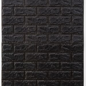 PLACA AUTOADHESIVA 3D 77x70 CM BRICK BLACK (9949/1)