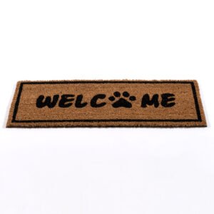 FELPUDO DE COCO 25X75CM WELCOME CON HUELLA