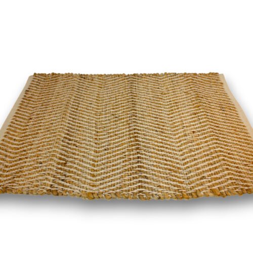 ALFOMBRA DHURRIE YUTE ZIG ZAG 60X90CM