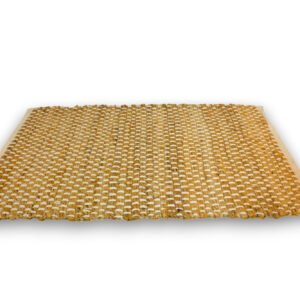 ALFOMBRA DHURRIE YUTE CUADRADO CHICOS 60X90CM