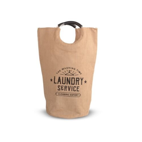 CESTO PARA ROPA TELA LAUNDRY SERVICE