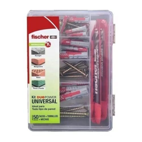 KIT DUO POWER UNIVERSAL FISCHER 50 Pzs.(608700)