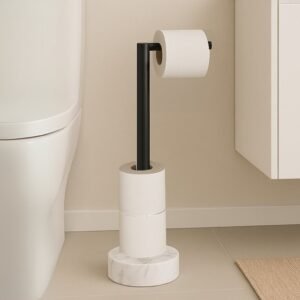 PORTAROLLO PAPEL HIGIEN CIRO MARBLE/BLANCO