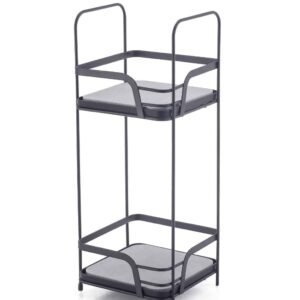 ORGANIZADOR PISO DOBLE NEGRO/GRIS
