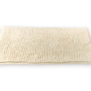 ALFOMBRA P/BAÑO MICROFIBRA PELO CORTO NATURAL 35x50cm