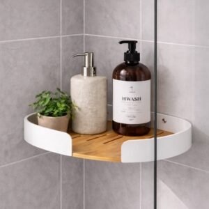 ORGANIZADOR ESQ SIMPLE AUTOADHESIVO LINEA BAMBOO BLANCO
