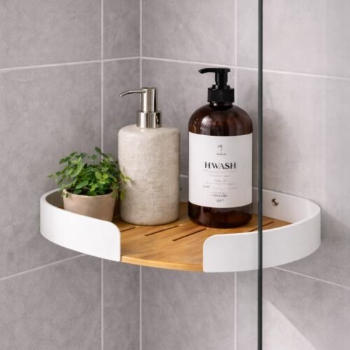 ORGANIZADOR ESQ SIMPLE AUTOADHESIVO LINEA BAMBOO BLANCO