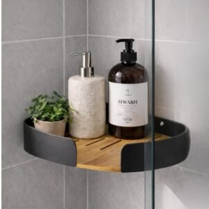 ORGANIZADOR ESQ SIMPLE AUTOADHESIVO LINEA BAMBOO NEGRO