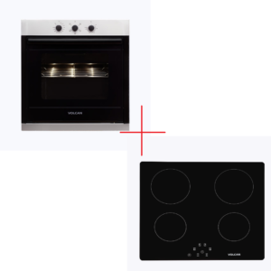 COMBO VOLCAN ANAFE VITRO 4Z + HORNO ELECTRICO