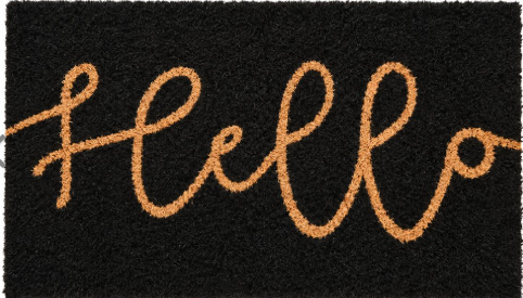 FELPUDO COCO IMPRESO 45x75cm HELLO NGO/NAT