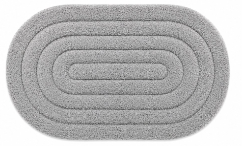 ALFOMBRA P/BAÑO C/OVALOS CONCENTR. 40X60 SURTIDO