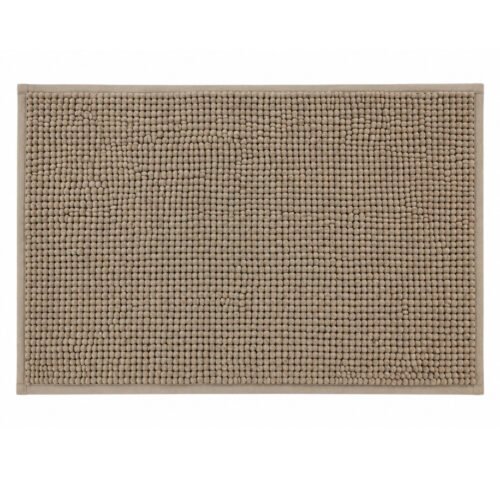ALFOMBRA P/BAÑO MICROFIB PELO CORTO 35x50cm BEIGE