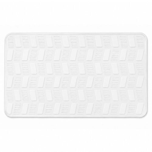 ALFOMBRA P/BAÑO PVC RECTAN.LISOS Y RAYADOS 35x66cm SURTDOS